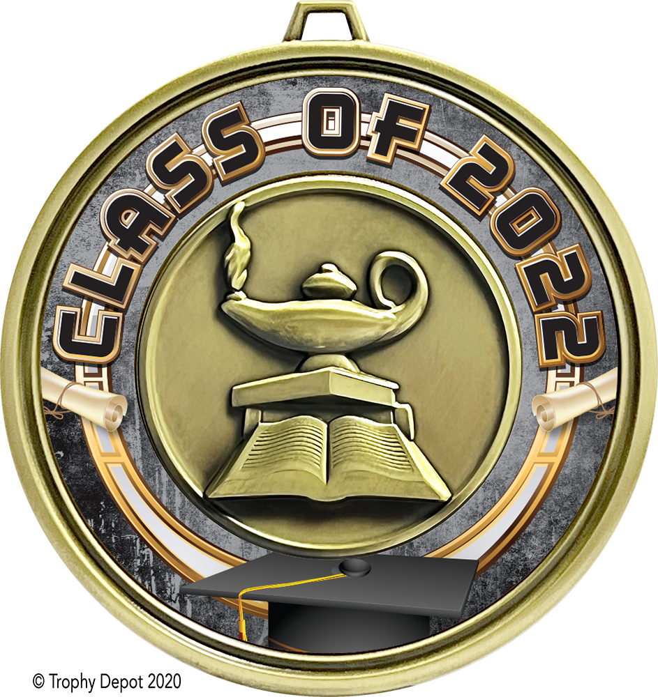 3 inch Eclipse Insert Medal - Class of 2022