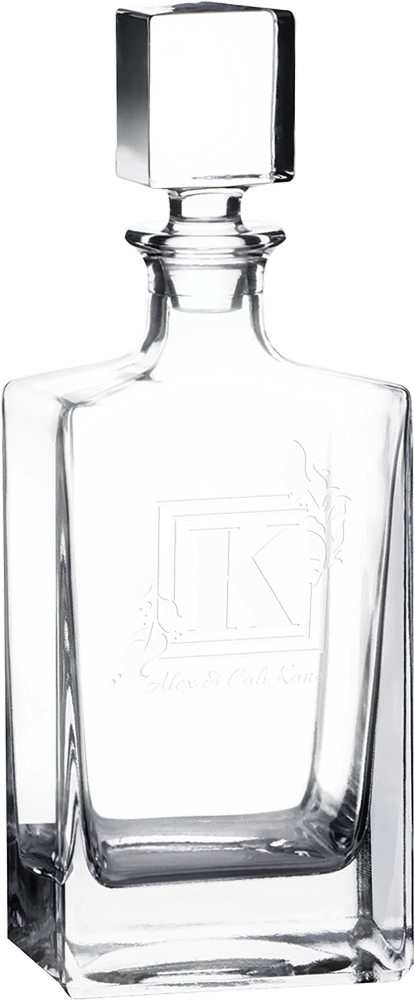 27oz Square Glass Decanter