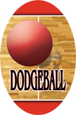 Dodgeball- Aerial Oval Insert