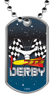 Space Derby Dog Tags
