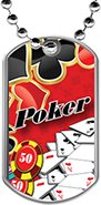 Poker Dog Tags