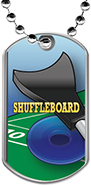Shuffleboard Dog Tags