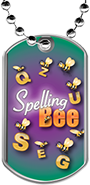 Spelling Bee Dog Tags
