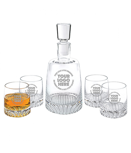 5 Piece Whiskey- Bourbon or Scotch Set