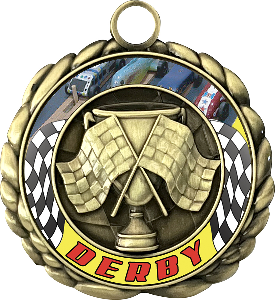 Derby Wraparoundz Insert Medal