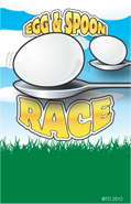 Egg & Spoon Race Plaque Insert