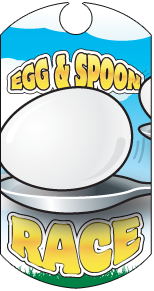 Egg & Spoon Race Dog Tag Insert