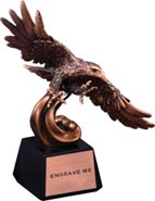 Bronze Soaring Eagle Resin