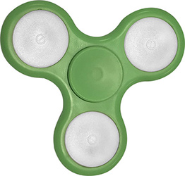 Green Light Up Fidget Spinner