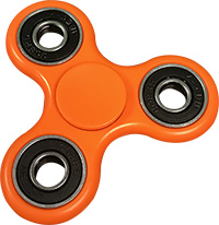 Orange Fidget Spinner