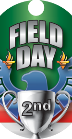 Field Day- 2nd Place Eagle Dog Tag Insert