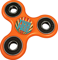 Custom Orange Fidget Spinner