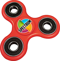 Custom Red Fidget Spinner