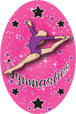 Gymnastics- Female Leap Oval Insert