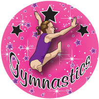 Gymnastics- Female Side Leap Insert