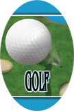 Golf- Aerial Oval Insert
