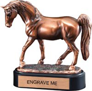 Tennessee Walker Horse Gallery Resin Trophy