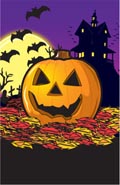 Halloween- Haunted House Plaque Insert