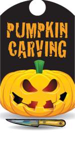 Halloween- Pumpkin Carving Dog Tag Insert