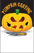Halloween- Pumpkin Carving Plaque Insert