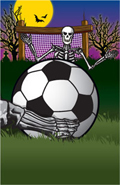 Halloween- Soccer Plaque Insert