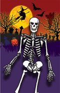 Halloween- Skeleton Plaque Insert