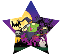 Halloween- Witch Kid Star Insert