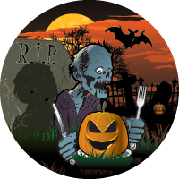 Halloween- Zombie Pumpkin Insert