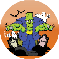 Halloween- Frankenstein Insert