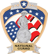 National Guard Sport Legend Shield Resin Trophy