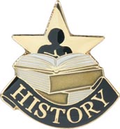 Scholastic Star Pins- History