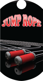 Jump Rope Dog Tag Insert