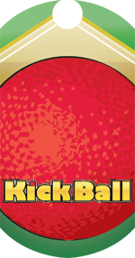 Kickball Dog Tag Insert