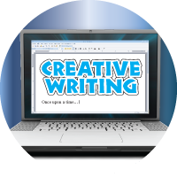 Education-Creative Writing Laptop Insert