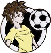 Soccer Anime Pin
