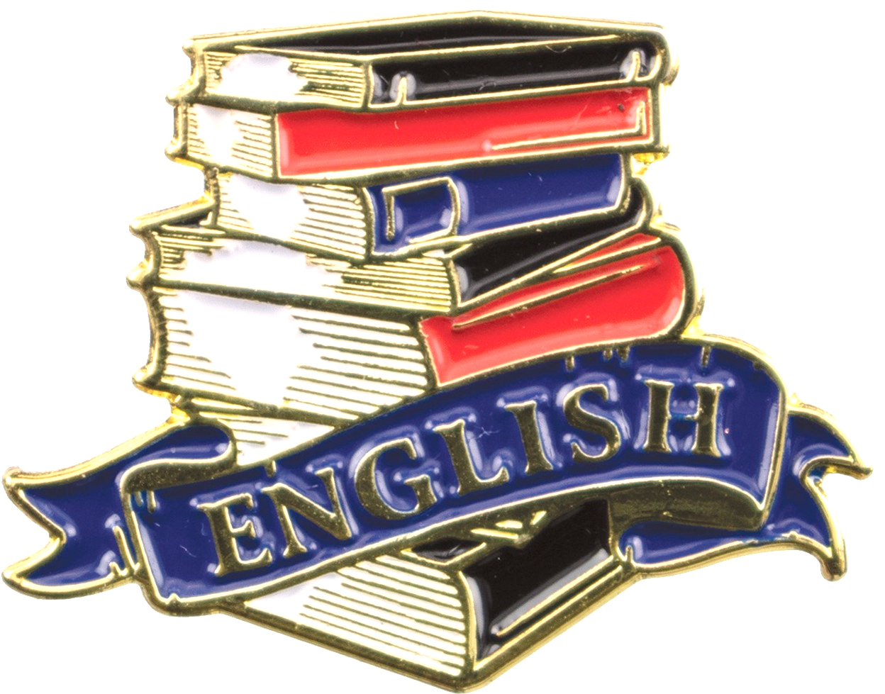 English Academic Lapel Torch Pin