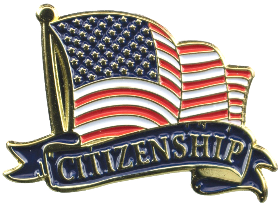 Citizenship Academic Lapel Torch Pin