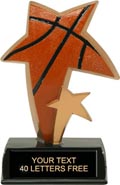 Basketball Sport Star Resin Trophy