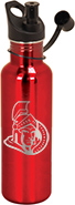 Laserable Water Bottle- Red