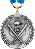 Baseball Medal- Silver