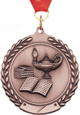 Lamp Of Knowledge Medal- Bronze