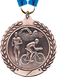 Triathlon Medal- Bronze