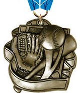 Baseball Sculpted 3D Medal