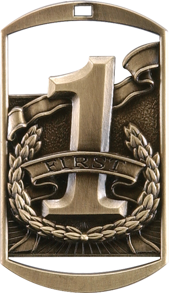 1st Place Dog Tag Medal
