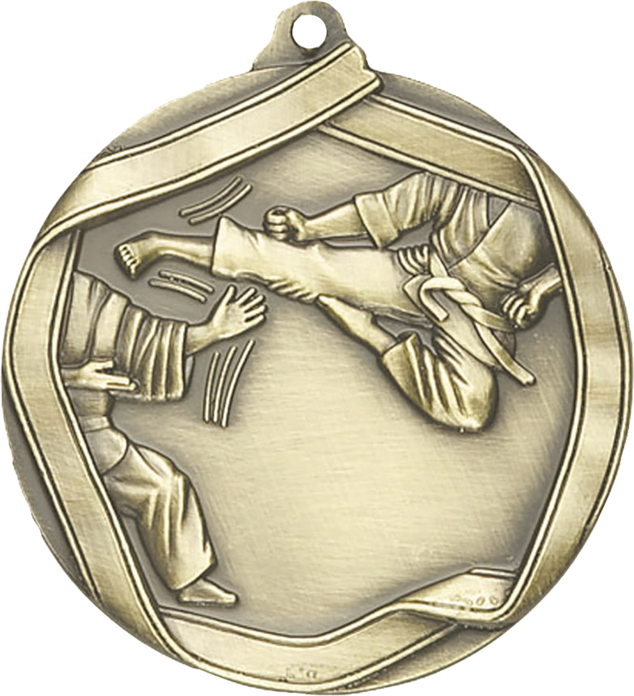 Martial Arts Banner Edge Medal