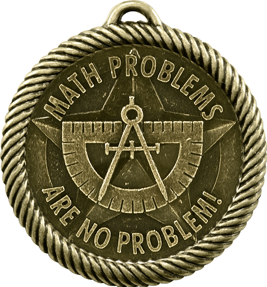 Math Problems Are No Problem! Scholastic Medal