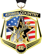 Cross Country Marquee Insert Medal