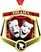 Drama Marquee Insert Medal