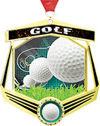 Golf Marquee Insert Medal