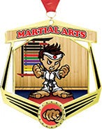 Martial Arts Marquee Insert Medal